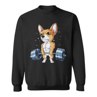 Chihuahua Weightlifting - Mens Standard Sweatshirt - Monsterry DE