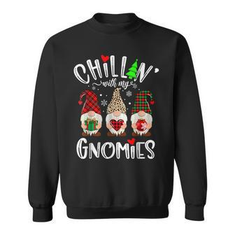 Chillin With My Gnomies Christmas Gnome Family Matching Xmas Sweatshirt - Monsterry UK