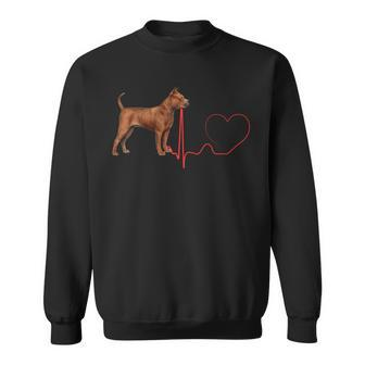 Chinese Chongqing Dog Heartbeat Ekg My Dogs Are My Cardio Sweatshirt | Mazezy
