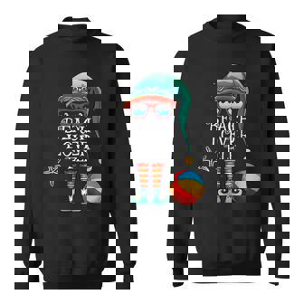 Christmas Beach Lover Elf Matching Family Christmas Sweatshirt - Thegiftio