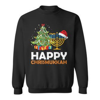 Christmas Hanukkah Chanukah Merry Happy Chrismukkah Sweatshirt - Seseable