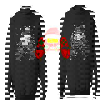 Christmas Santa Hat Video Game Controller Gamer Boys Ns Sweatshirt - Thegiftio UK