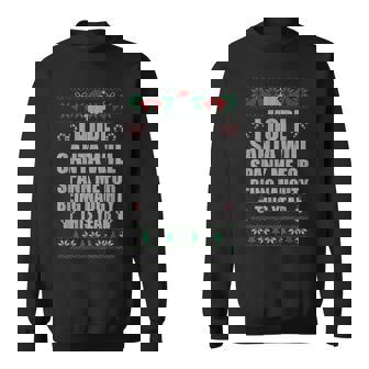 Christmas Santa Spank Naughty Ugly Christmas Sweater Sweatshirt | Mazezy