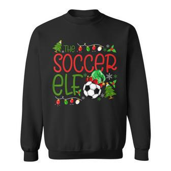 Christmas The Soccer Elf Boys Xmas Sweatshirt | Mazezy