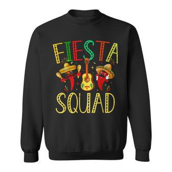 Cinco De Mayo Guacamole Fiesta Squad Mexican American Sweatshirt | Mazezy