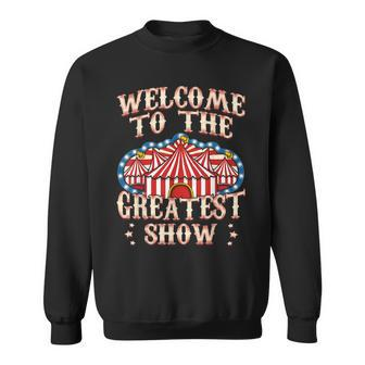 Circus Gifts For Party Ringmaster Carnival Strongman Tamer Sweatshirt - Seseable