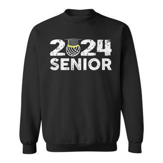 Class Of 2024 Volleyball Senior 2024 Volleyball Sweatshirt - Seseable