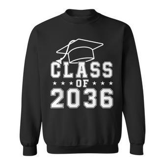 Class Of 2036 Grow With Me First Day Kindergarten Graduation Sweatshirt - Seseable