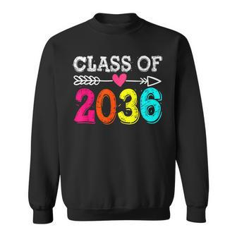 Class Of 2036 Grow With Me First Day Of School Graduation Sweatshirt | Mazezy