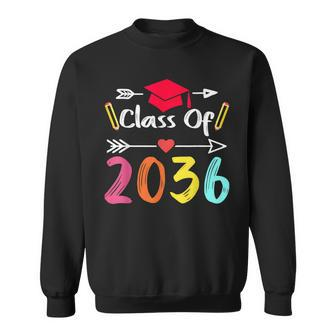 Class Of 2036 Grow With Me First Day Of School Graduation Sweatshirt - Monsterry DE