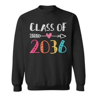 Class Of 2036 Kindergarten Pre K Grow With Me Graduation Sweatshirt - Seseable