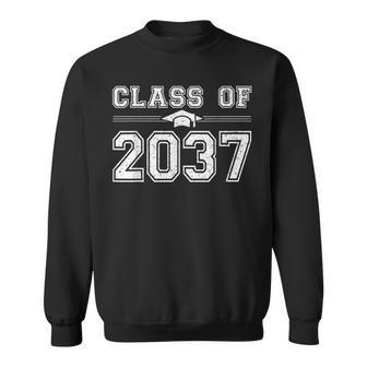 Class Of 2037 Grow With Me Graduate 2037 First Day Of School Sweatshirt - Monsterry UK