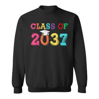 Class Of 2037 Pre K Graduate Preschool Graduation Sweatshirt - Seseable