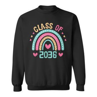 Class Of 2036 Grow With Me First Day Of School Graduation Sweatshirt - Seseable