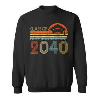 Class Of 2040 Grow With Me Pre-K Graduate Vintage Retro Sweatshirt | Mazezy