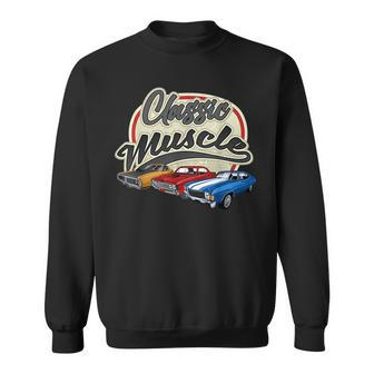 Classic Muscle Car Engine Car Parts Muscle Car Sweatshirt | Mazezy