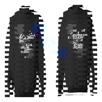 Clearlake Oaks California Ca Map Sweatshirt | Mazezy