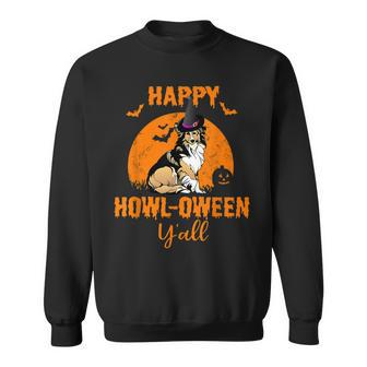 Collie Halloween Dog Pun Dog Lover Halloween Sweatshirt | Mazezy