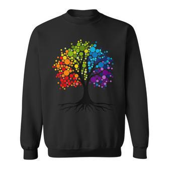 Colorful Tree Dot Day 2023 Dot Sweatshirt | Mazezy