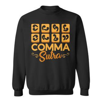 Comma Sutra Funny Parody Love Making Party Sex Sweatshirt | Mazezy