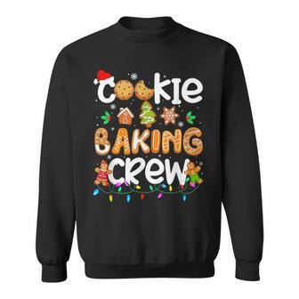 Cookie Baking Crew Family Christmas Gingerbread Team Pajamas Sweatshirt | Mazezy
