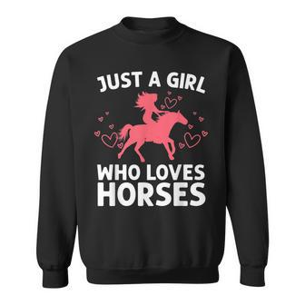 Cool Horse For Women Girls Cowgirl Unique Horse Racing Sweatshirt | Mazezy