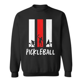 Cool Pickleball Player Dink Legend Paddle Pickler Rocker Fan Sweatshirt | Mazezy