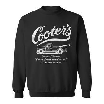 Cooters Towing & Repairs Garage Sweatshirt - Seseable