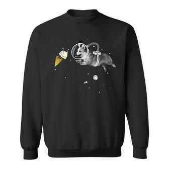 Corgi Astronaut In Space  - Icecream Corginaut  Sweatshirt