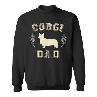 Corgi Dad Corgi Gifts For Men Corgi Lovers Owners Corgi Dog Sweatshirt | Mazezy
