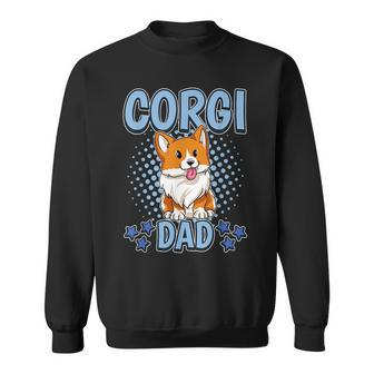 Corgi Dad Daddy Fathers Day Corgi Gift For Mens Funny Gifts For Dad Sweatshirt | Mazezy