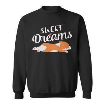 Corgi Dog Lover Sweet Dreams Sleeping Corgi Sweatshirt | Mazezy