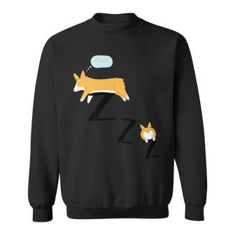 Corgi Dog Pajama Sleep Sweatshirt | Mazezy