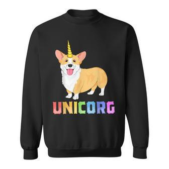 Corgi For Kids Girls Unicorg Unicorn Corgicorn Dog Sweatshirt | Mazezy