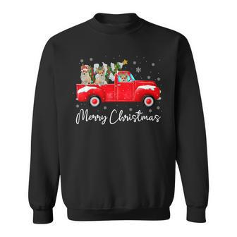 Corgi Red Truck Christmas Santa Hat Xmas Dog Lover Sweatshirt | Mazezy CA