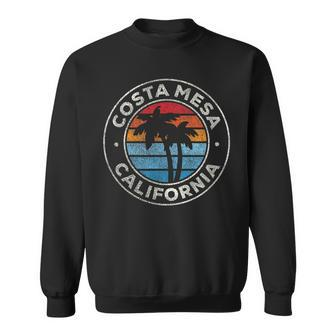 Costa Mesa California Ca Vintage Graphic Retro 70S Sweatshirt | Mazezy