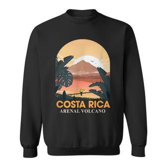Costa Rica Arenal Volcano Travel Beach Summer Vacation Trip Sweatshirt - Seseable