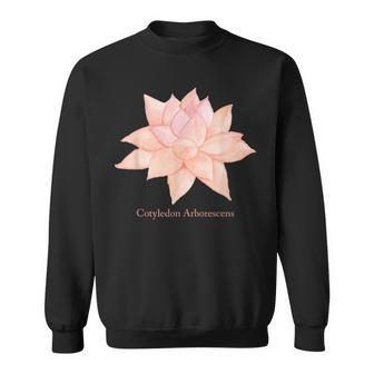 Cotyledon Arborescens Succulents Sweatshirt | Mazezy