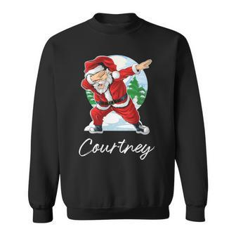 Courtney Name Gift Santa Courtney Sweatshirt - Seseable