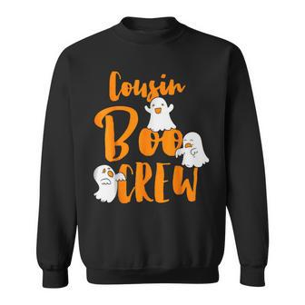 Cousin Boo Crew Cute Ghost Spooky Season Halloween Costume Sweatshirt - Thegiftio UK