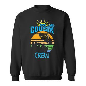 Cousin Crew 2023 Matching Family Reunion Summer Vacation Sweatshirt | Mazezy