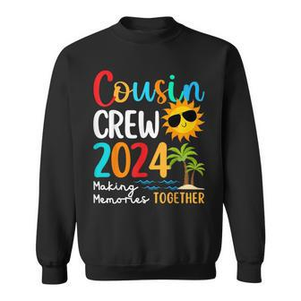 Cousin Crew 2024 Summer Vacation Beach Family Trips Matching Sweatshirt | Mazezy