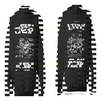 Cousin Pit Crew Funny Race Car Birthday Party Racing Family Racing Funny Gifts Sweatshirt | Mazezy