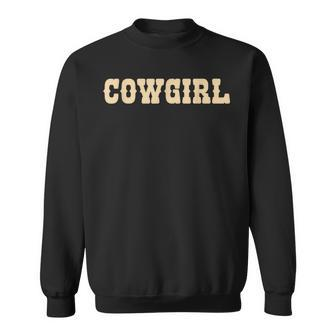 Cowgirl Aesthetic Y2k 90S Vintage Beige Brown Cute N Girl Sweatshirt