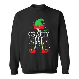 Crafty Elf Matching Family Group Christmas Sweatshirt | Mazezy