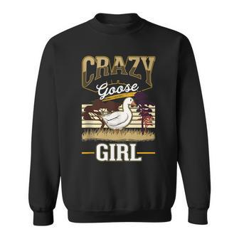Crazy Goose Girl Goose Farmer Sweatshirt | Mazezy CA