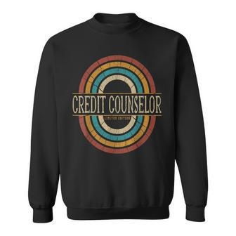 Credit Counselor Vintage Retro Sweatshirt | Mazezy