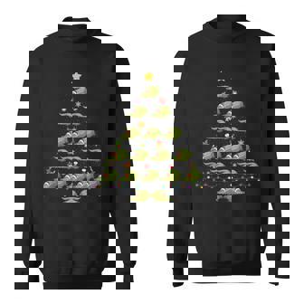 Crocodiles Christmas Tree Ugly Christmas Sweater Sweatshirt - Monsterry