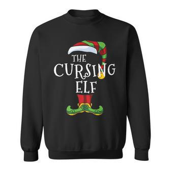 Cursing Elf Family Matching Christmas Group Rude Sweatshirt - Monsterry AU