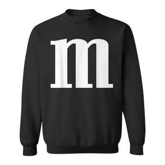 Cute Alphabet M Letter M Groups Halloween Sweatshirt - Monsterry CA